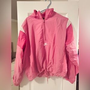 Nike Pink and White Women's Jacket